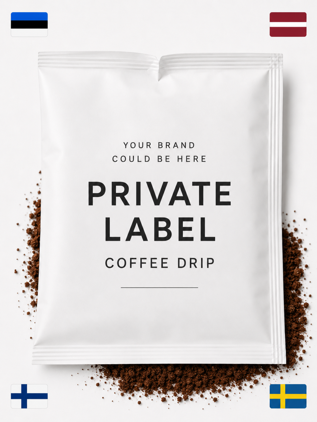 YOU PRIVAT LABEL DRIP COFFEE  COFFEE 30 pcs / Box