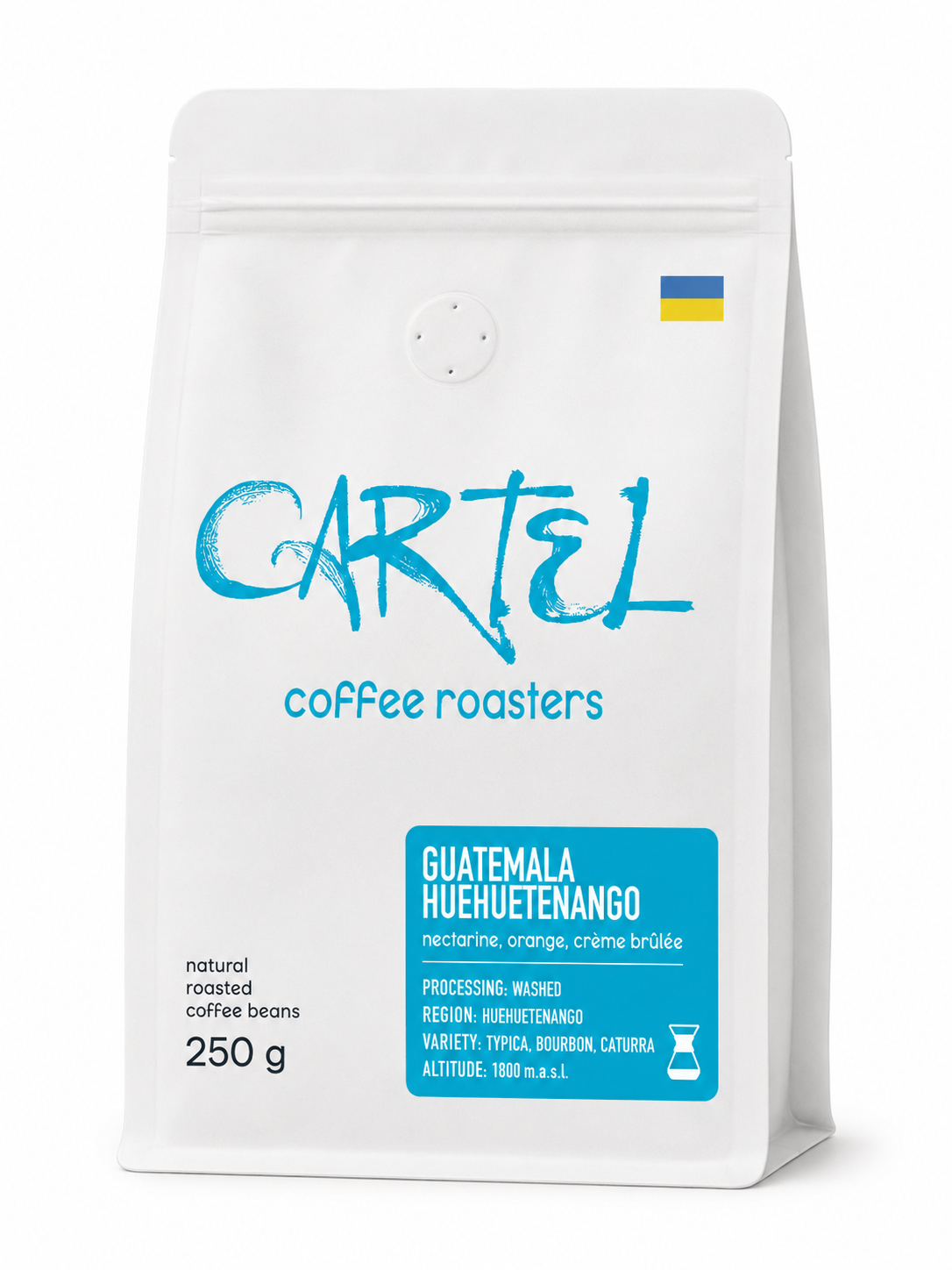 SPECIALTY ROASTED COFFEE CARTEL GUATEMALA HUEHUETENANGO 250G