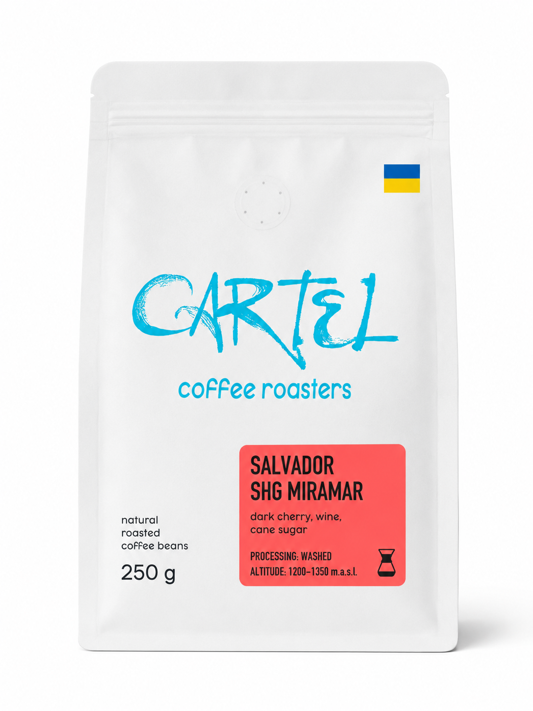SPECIALTY ROASTED COFFEE CARTEL EL SALVADOR SHG MIRAMAR 250G