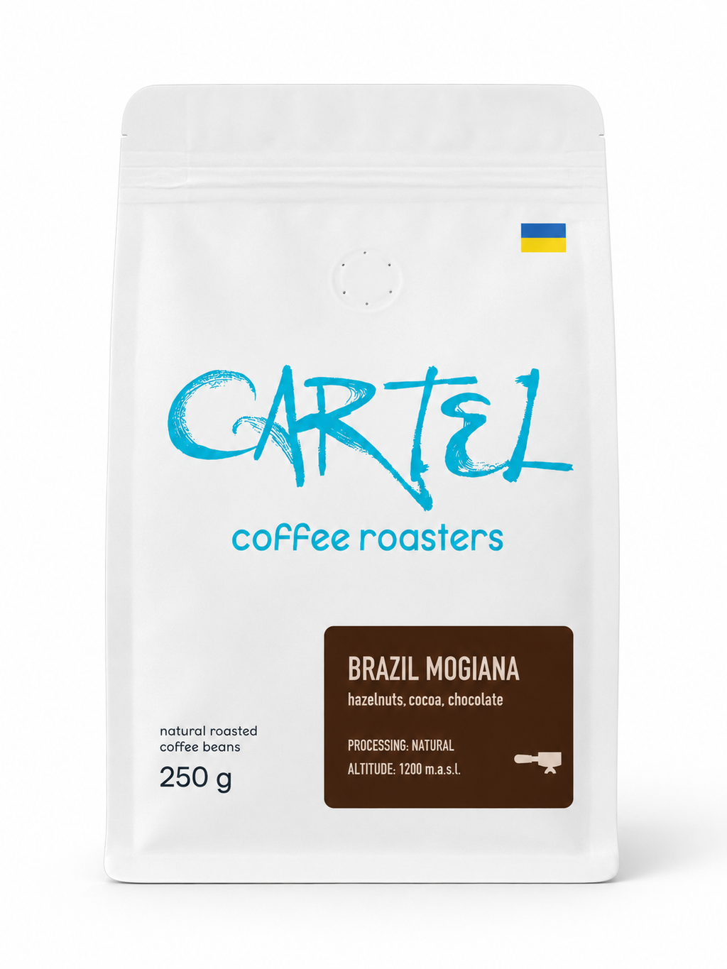 SPECIALTY ROASTED COFFEE CARTEL BRAZIL MOGIANA 250G