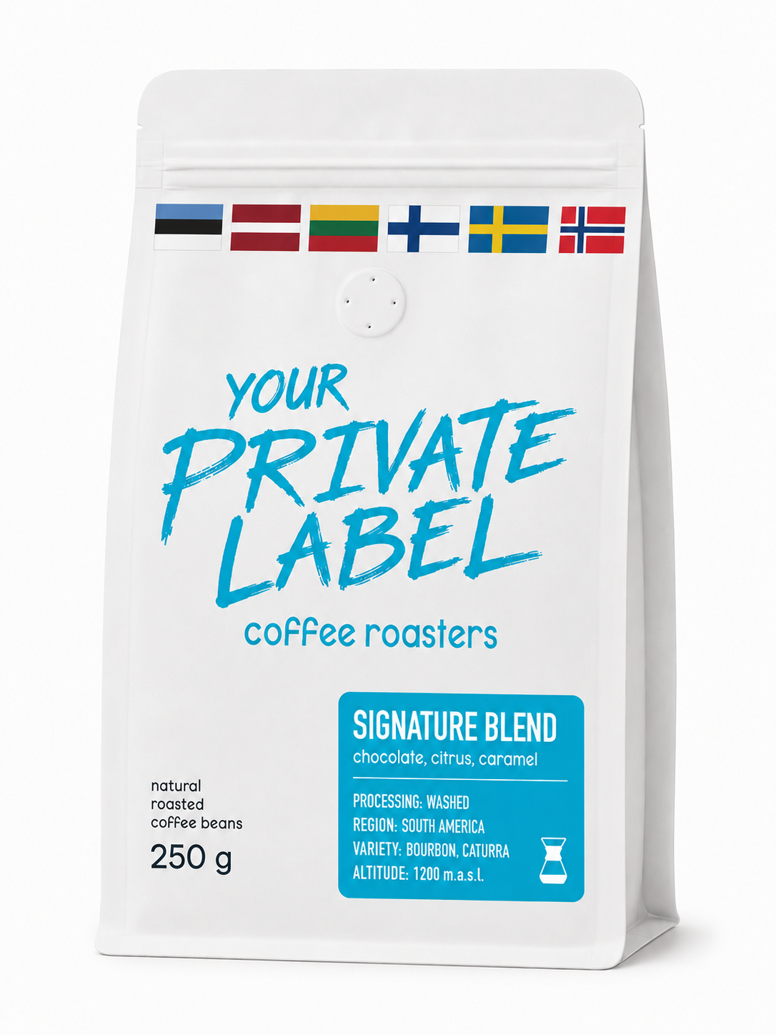 YOU PRIVAT LABEL SPECIALTY ROASTED COFFEE 250g / 1kg