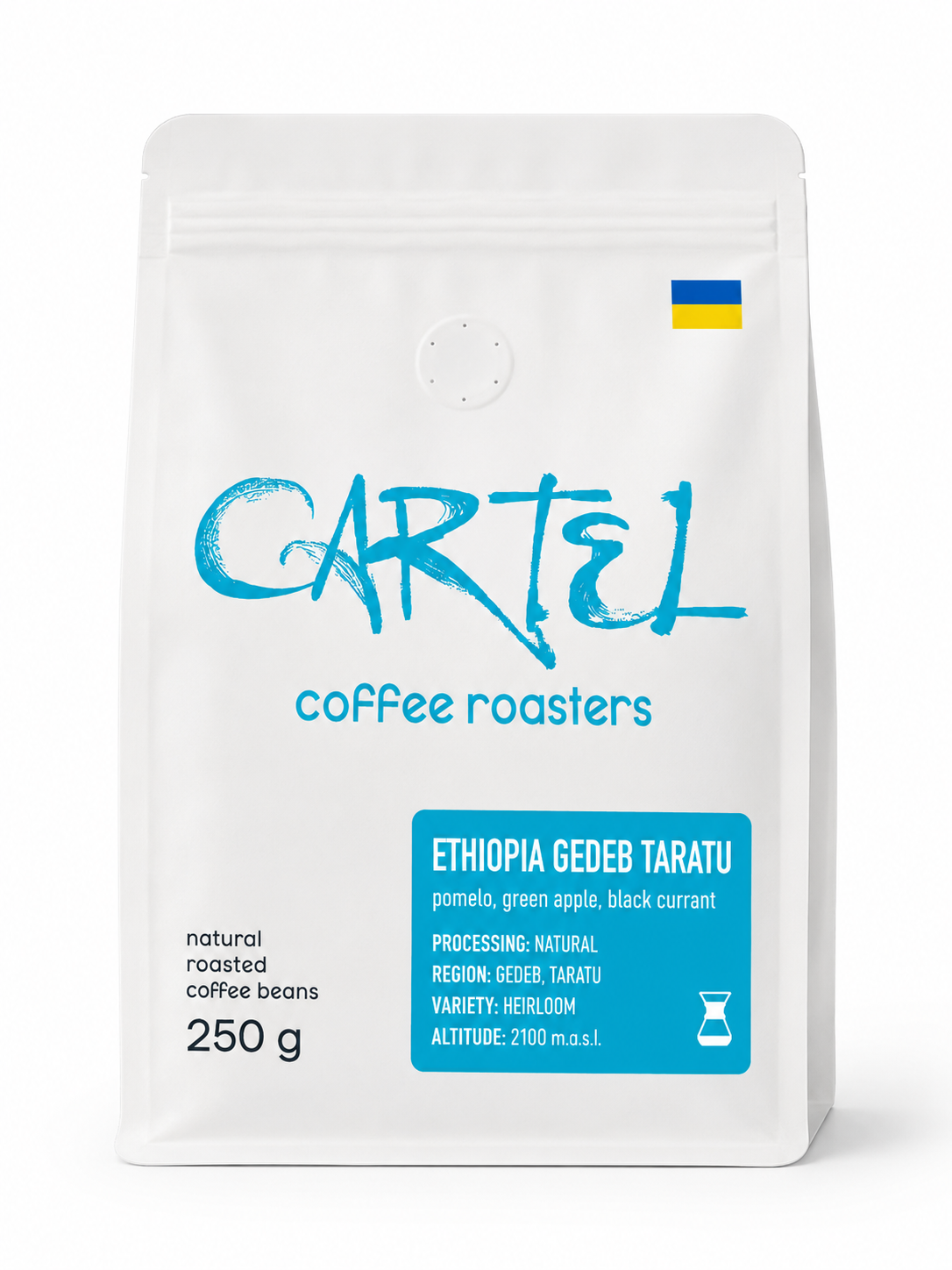 SPECIALTY ROASTED COFFEE CARTEL ETHIOPIA GEDEB TARATU 250G