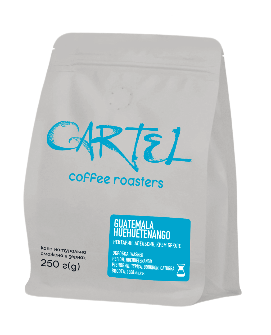 SPECIALTY ROASTED COFFEE CARTEL GUATEMALA HUEHUETENANGO 250G